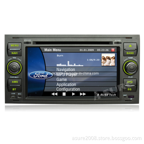 Car 7" DVD GPS Sat Nav for Ford Focus C-Max S-Max Fiesta Galaxy Transit (AS-LFF3)